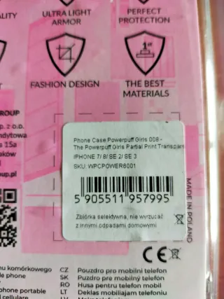 Cover per cellulare Powerpuff Girls per iPhone 7/8/SE2/SE3