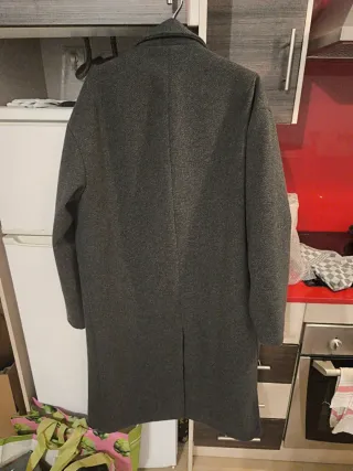Abrigo Zara gris nuevo (M)
