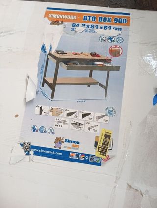Mesa de Trabajo Taller Simon Rack