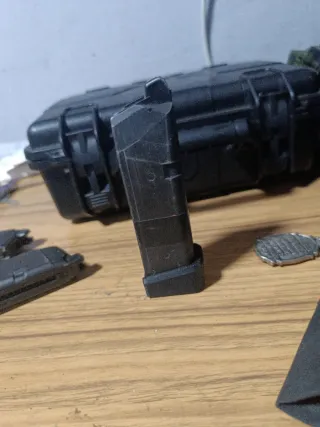 Cargador Glock pagó por vizum