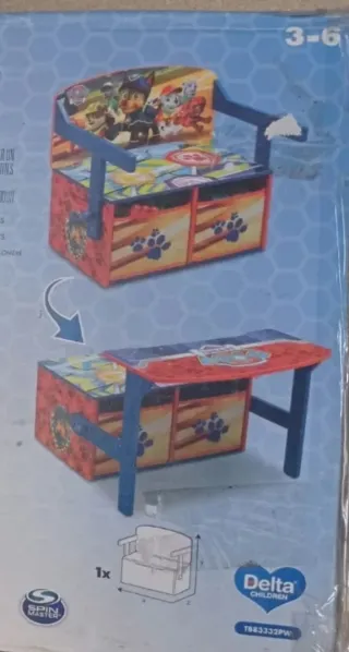 Banco-escritorio Patrulla Canina