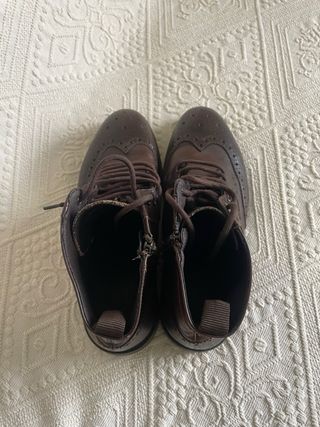 Botín hombre cordones y cremallera