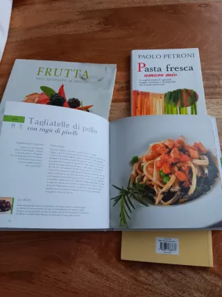 Lote de libros de cocina en italiano