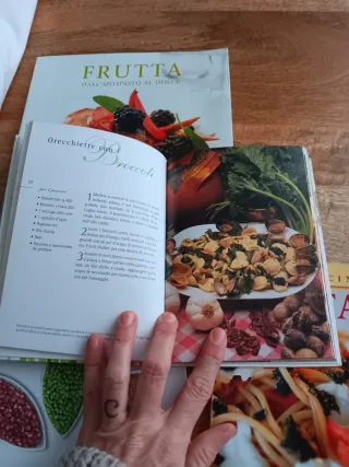 Lote de libros de cocina en italiano