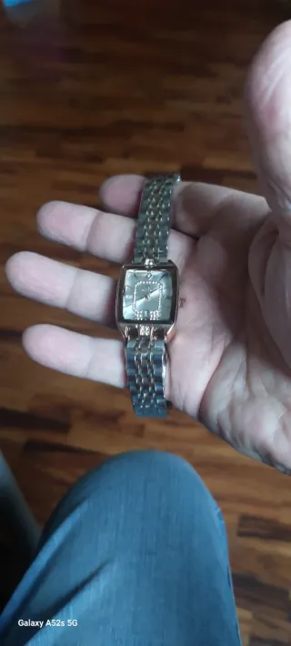 Orologio donna bicolore con cristalli