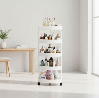 Carrello portaoggetti 5 ripiani angolare