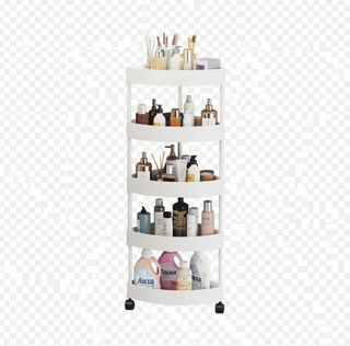 Carrello portaoggetti 5 ripiani angolare