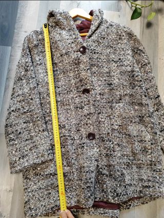 Abrigo Tintoretto oversize M 70% lana