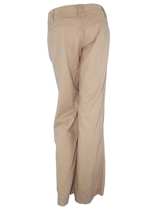 H&M Pantalone Donna Beige M Dritto Lino Primavera
