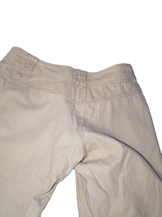 H&M Pantalone Donna Beige M Dritto Lino Primavera