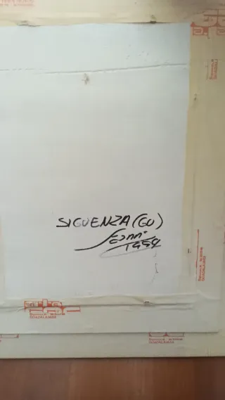 Cuadro paisaje Sigüenza pintor Fanny