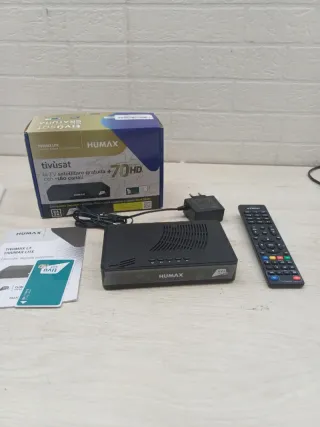 Decodificador Humax Tivùsat HD + Tarjeta