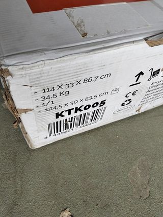 Chimenea eléctrica y moldura de acero y cristal negra/blanca, 58,4 x 12, 8 x 43 ,5 cm | Lavalette