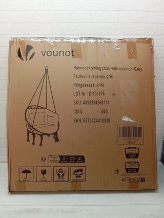 Hamaca colgante gris VOUNOT
