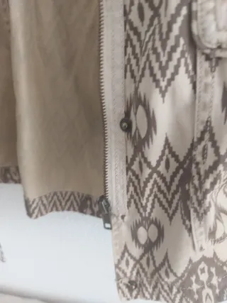 Chaqueta estampada mujer