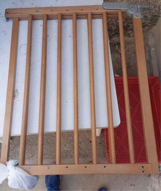 Barrera de seguridad madera