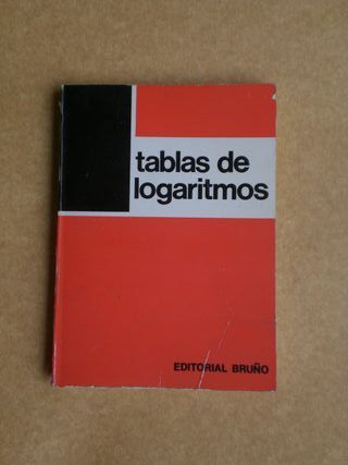 libro tablas de logaritmos