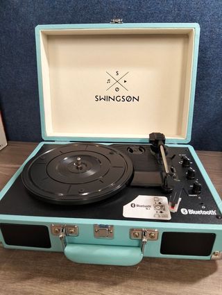 Tocadiscos Bluetooth Swingson On Stage Azul