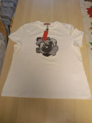 Camiseta Carolina Herrera Blanca Talla L