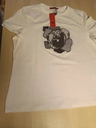 Camiseta Carolina Herrera Blanca Talla L