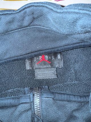 Sudadera Jordan Negra Media Cremallera