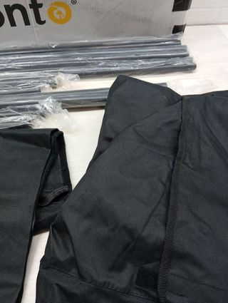 lionto Letto per Cani con Tetto, (S) 90x65x85 cm Nero