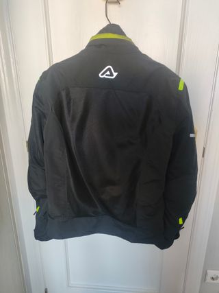 Chaqueta Moto Verano Acerbis Negra y Verde