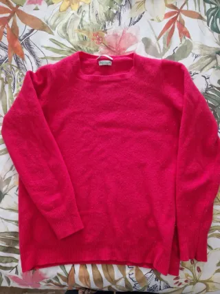 Jersey Benetton Lana Fucsia Talla M