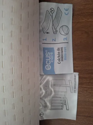 Colchón mini cuna bebé