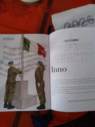 Calendario Esercito italiano 2026