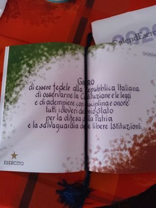 Calendario Esercito italiano 2026