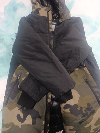 Chaquetón niño camuflaje