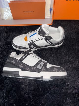 Scarpe Louis Vuitton Grigio Bianco