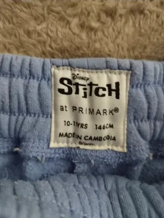 Pantalón niña Disney Stitch azul