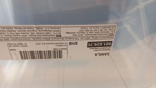 Caja de almacenamiento Samla Ikea transparente