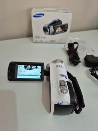Videocamera Samsung HMX-F90 Bianca Completa