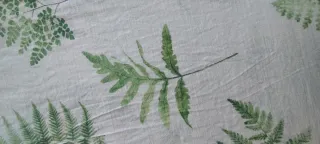 4 Cortinas Ikea Estampado Helechos