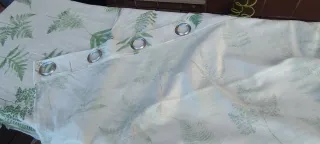 4 Cortinas Ikea Estampado Helechos