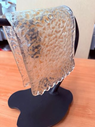 Lamparita Noche Metal Cristal