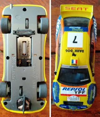 Scalextric  rally Subaru Ford Seat