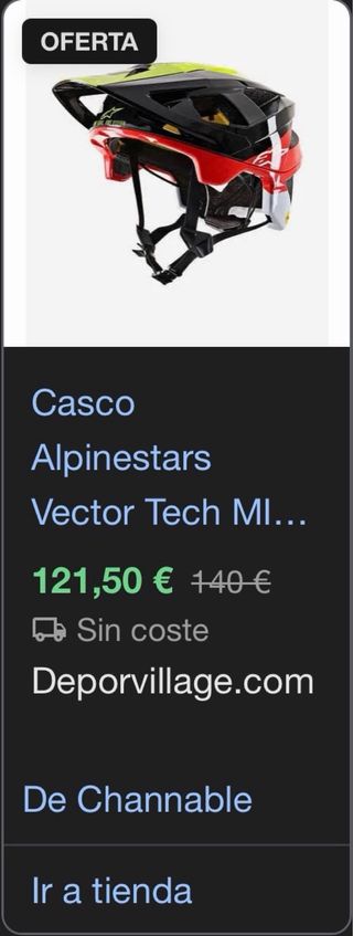 Casco Alpinestars Vector Tech Pilot
