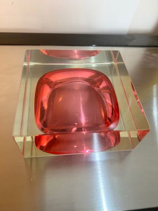 Posacenere Vetro Murano Flavio Poli Anni 60