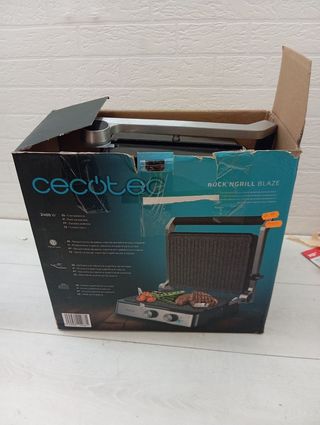 Parrilla eléctrica Cecotec Rock'nGrill plancha