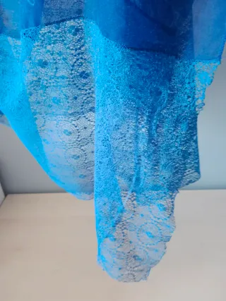 Pañuelo Desigual Azul y Blanco