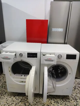 Lavadora y Secadora Bosch Blanca