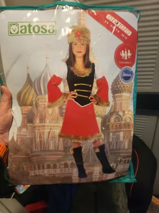 Disfraz Ruso Niña Talla 5-6 Años