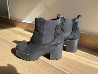 Botines negros plataforma talla 36