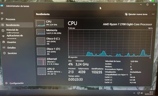 Procesador AMD Ryzen 7 2700 Eight-Core