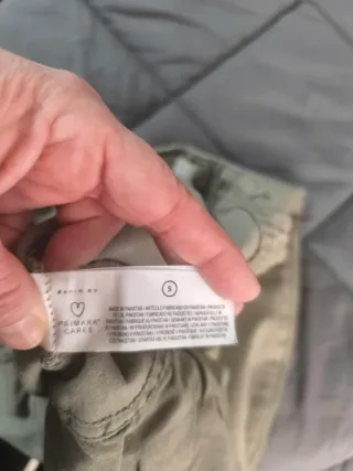 Pantalón jogger vaquero chico,verde caqui clarito