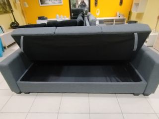 Sofá cama + Puf arcón